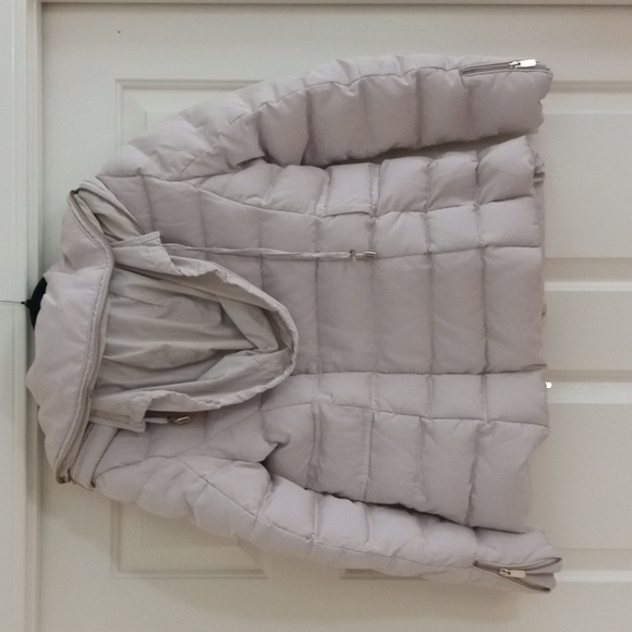 Zara down champagne coloured jacket size L - Picture 8 of 8